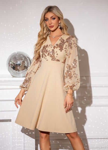 Robe Champagne Paillette