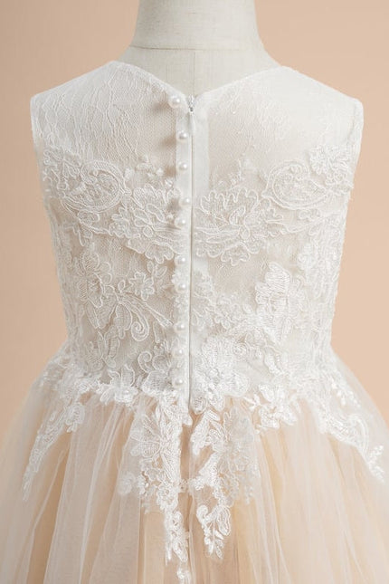 Robe De Cérémonie Enfant Champagne - gallery 1