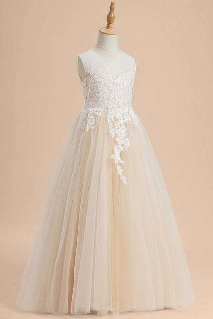 Robe De Cérémonie Enfant Champagne - gallery 3