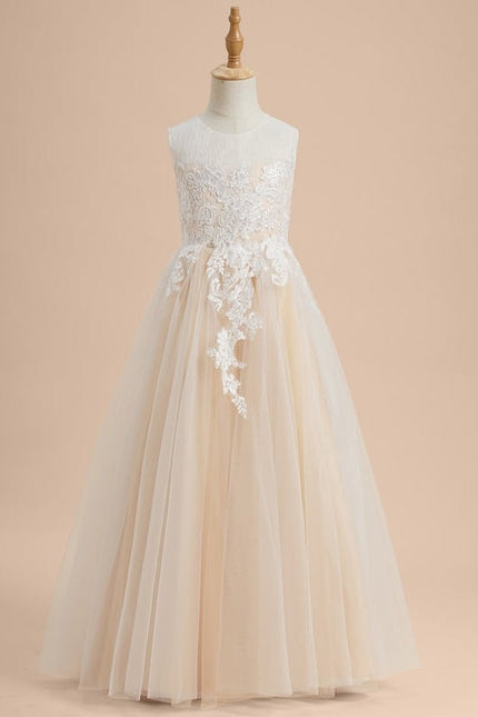 Robe De Cérémonie Enfant Champagne