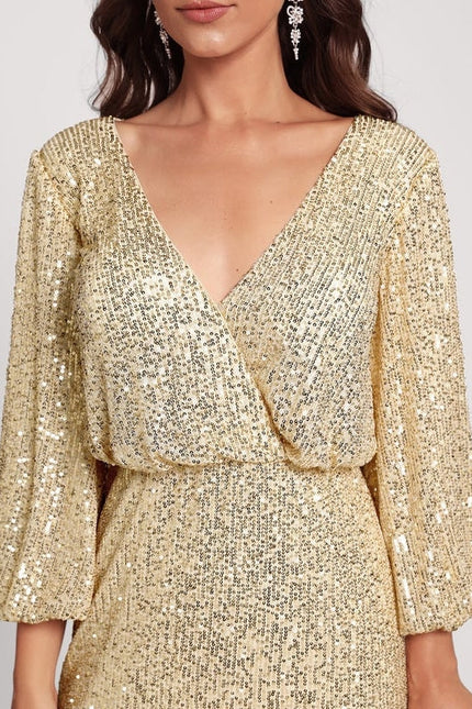 Robe Cocktail Mariage Champagne - gallery 2